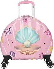[FVDPWYE] Kids Luggage Cartoon Compact Lightweight with Wheels Gift Rolling Suitcase