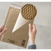 Hex Honeycomb Kraft Paper Padded Mailer Jiffy - Recyclable - 100pcs