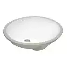 Ruvati RVB0619 18 x 14 Inch Undermount Bathroom Vanity Sink With Overflow
