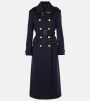[Tom Ford] Tom Ford Belted virgin wool felt coat UK 6 blue