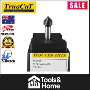 TruaCuT 9.5mm V Grooving Router Bit - T112