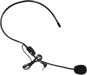 Toddmomy Microphone Props Classroom Microphone for Students Costume Accessories Mic Prop Fake Mic Headset Costume Fake Headset Stage Mics for Plays Black Plastic