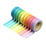 20 Rolls Neon Washi Tape Candy Color Tape Washi Tape Set Rainbow Masking Tape