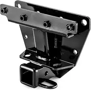 WeiSen 2" Rear Trailer Hitch Receiver Class 3 Towing Hitch Compatible with Jeep Grand Cherokee WK 2005-2010, Black (Not Fit SRT8)