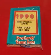 1990 Procards Minor League PAWTUCKET RED SOX Baseball Team Set - MO VAUGHN