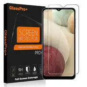 [1 PACK] For Samsung Galaxy A12 Full Coverage Tempered Glass Screen Protector (Clear)