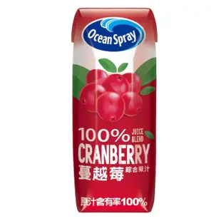 Ocean Spray 100% 蔓越莓綜合果汁 250毫升 X 1入