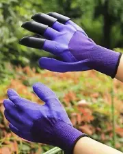 Garden Gloves Digging Gloves Pruning Tools Gloves With 4 Claws