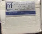 EM Imports 4Pc Microfiber Bed Sheets Set 1800 Loft Collection, King, White