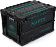 GUNDAM Zeon Groove Garage Folding Container MAFTY Black Tool Box 50.1L w/Lid