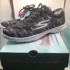 Skechers GoStep Quick Fit Goga Pillars Running Shoes Women's 8.5 Athletic NEW