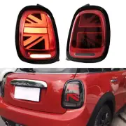 For BMW 2014-2019 MINI Cooper F55 F56 F57 LED Rear Taillights Brake Lamps Set (for: Mini)