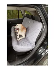 3 Dog Pet Supply Back Seat Protector With Bolster