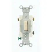 Cooper Lighting 1303-7W-BOX 3Way15A Wht 120 Ac Switch, White, QTY 10