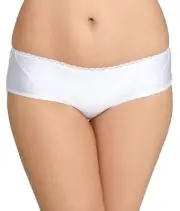 Playtex WHITE Love My Curves Incredibly Smooth Cheeky Hipster Panty, US 2X-Large