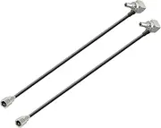 POBADY 2PCS FME Male to CRC9 Male Right Angle 90 Degree RF Coaxial Cable RG174 15CM/6IN for 2G 3G 4G LTE Antennes Routers UMTS Mobile Broadband WLAN Wireless