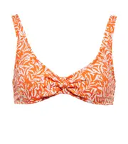 [Heidi Klein] Heidi Klein Cote D'Azur printed bikini top AU 12 orange
