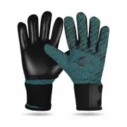 Nivia Force Goalkeeper Hand Gloves with Grip (Blue/Black, M)