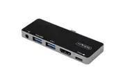 USB C Multiport Adapter, USB-C to 4K 60Hz HDMI, 100W PD Pass-Through, 3xUSB, Audio, USB-C Mini Dock, Portable USB Type-C Dock -