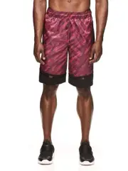 New And1 Mens Basketball Gym Workout Shorts Adjustable Waist Size Medium Red