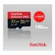 【SanDisk 晟碟】Extreme Pro microSDXC UHS-I V30 A2 32G~256GB 記憶卡