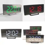 Electronic Alarm-Clock Noiseless Design Digital LED Large Display Mirror Parts