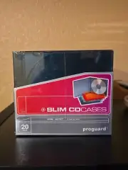 Slim CD Cases - Multi color - 20 Pack Slim Color Jewel Cases - New