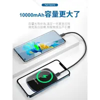 在飛比找蝦皮購物優惠-【台灣】MagSafe磁吸無線充電寶10000毫安超薄小巧便