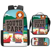 South Park Backpack Student Bag SOUTH PARK Shoulder Bag Cartoon Satchel Bag Pencil Case