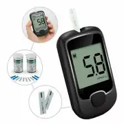 Blood Glucose Meter Kit Monitor Testing Meter With Test Strips & Lancets RK