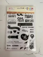 Snap! Life Documented ~ 102PC Clear Photo Stickers My Life Today Oh, Yeah Crafts