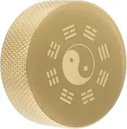 Copper Chinese Calligraphy Paperweight Decorative Office Desk Paperweight Home Decor Ornament