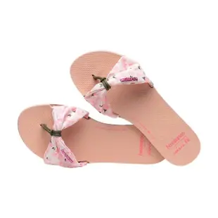 【havaianas 哈瓦仕】平底涼鞋 女鞋 拖鞋 櫻花 萬花筒 SAKURA 粉 4148478-0076W(哈瓦士)