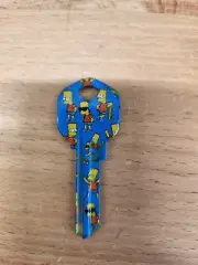 BART SIMPSON PRINTED KWIKSET KW1/KW10 KEYBLANK (DISCONTINUED)