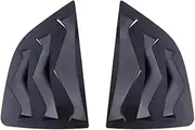 Compatible for Honda Jazz FIT GK5 2014 2015 2016 2017 2018 2019 Hatchback Rear Window Louvers Car Blinds Side Tuyere Louvers Vent(Matte Black)