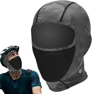 Uv Masque, Ice Silk Breathable Face Masque Cooling Neck Gaiter, Full Face Masque for Motorcycle