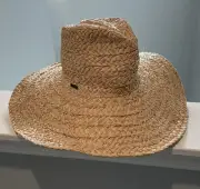 NWT Billabong Seamist Straw Hat One Size Beach Pool Outdoor Travel Vacation