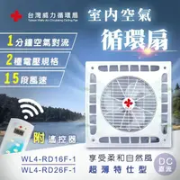 在飛比找momo購物網優惠-【台灣威力】360°室內空氣節能循環扇/吸頂扇 扇葉12吋 