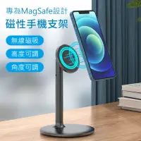 在飛比找momo購物網優惠-【Mont.Tech】MagSafe磁吸式可調節旋轉手機支架