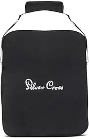 Silver Cross Clic Stroller Bag - Pram Organiser Bag - Travel Bag - Pram Accessories - Water Resistant - Black