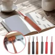 Leather Bookmarks Bookmark For Book Lovers Day Bookworm Leather Rope