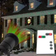 Waterproof IP65 Green and Red Star Show Laser Projector with IR Remote