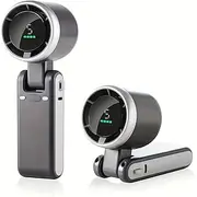 New High Speed Handheld Small Fan Turbo Fan Portable USB Rechargeable Neck Folding Electric Fan