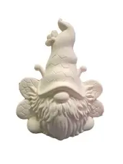 Buzz Bumble Bee Gnome 11" ready to paint ceramic bisque