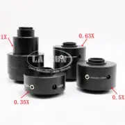 1X 0.5X 0.63X 0.35X C-Mount Camera TV Adapter For Olympus Trinocular Microscope