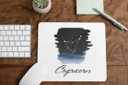 Capricorn Zodiac Sign Horoscope Mouse Pad for Computer Office Gaming Desk