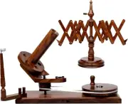 ROSEWOOD WOODEN WINDER SET FOR YARN WINDER YARN KNITTING WINDER BALL WINDER