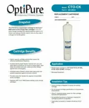 OPTIPURE CTO-CK WATER FILTER CARTRIDGE, 300-08020