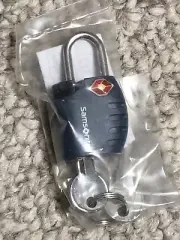 New Samsonite Key Lock TSA USA Seller Dark Blue
