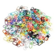 200 Pieces Lanyard Swivel Snap Hooks, Colorful Heavy Duty Key Chain Hooks,